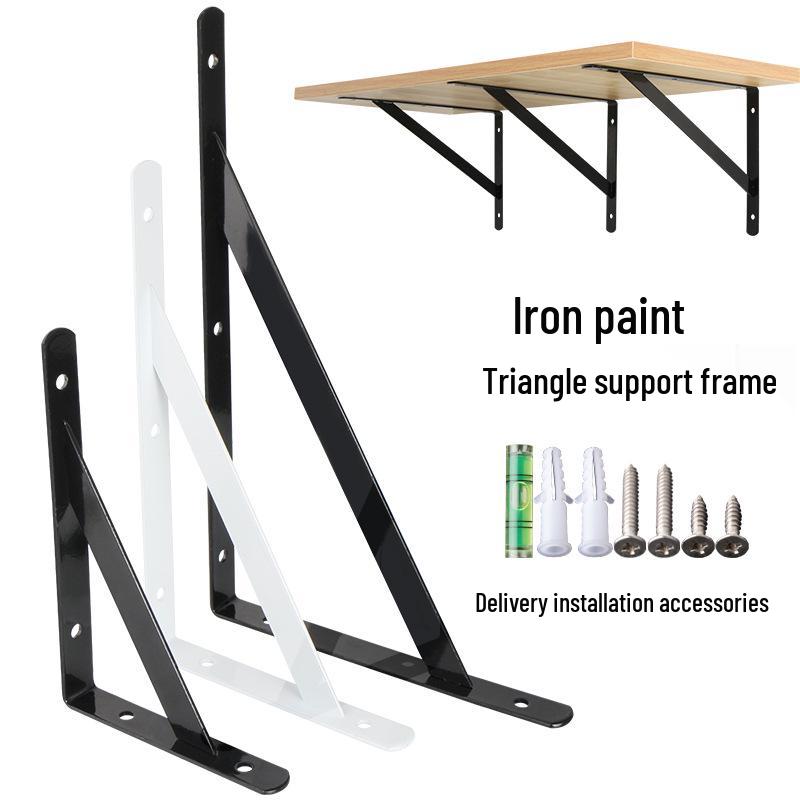 Compact Triangular Wall-Mounted Storage Shelf for Microwave Ovens