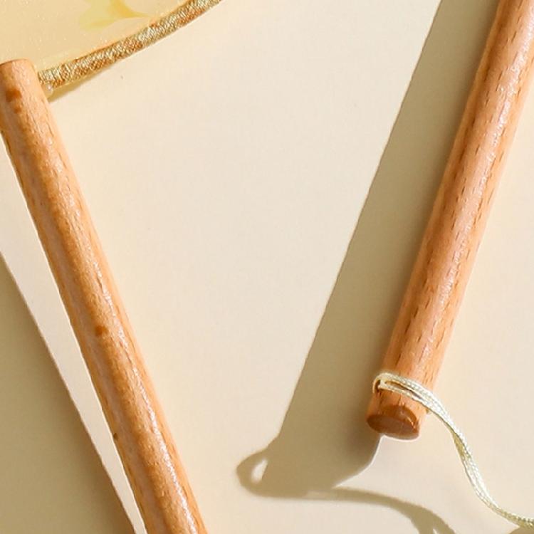 Handhelds Chinese Fan Ancient with Pendant Chinese Inks Painting Fan