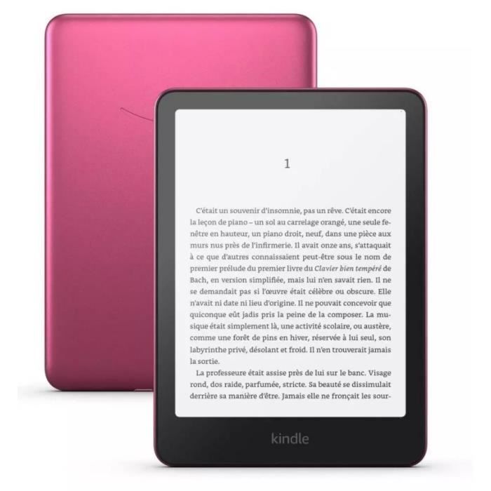 Sublime Market Connect Kindle Paperwhite Signature Edition Libro Electrónico 7  32GB Frambuesa Metalizado