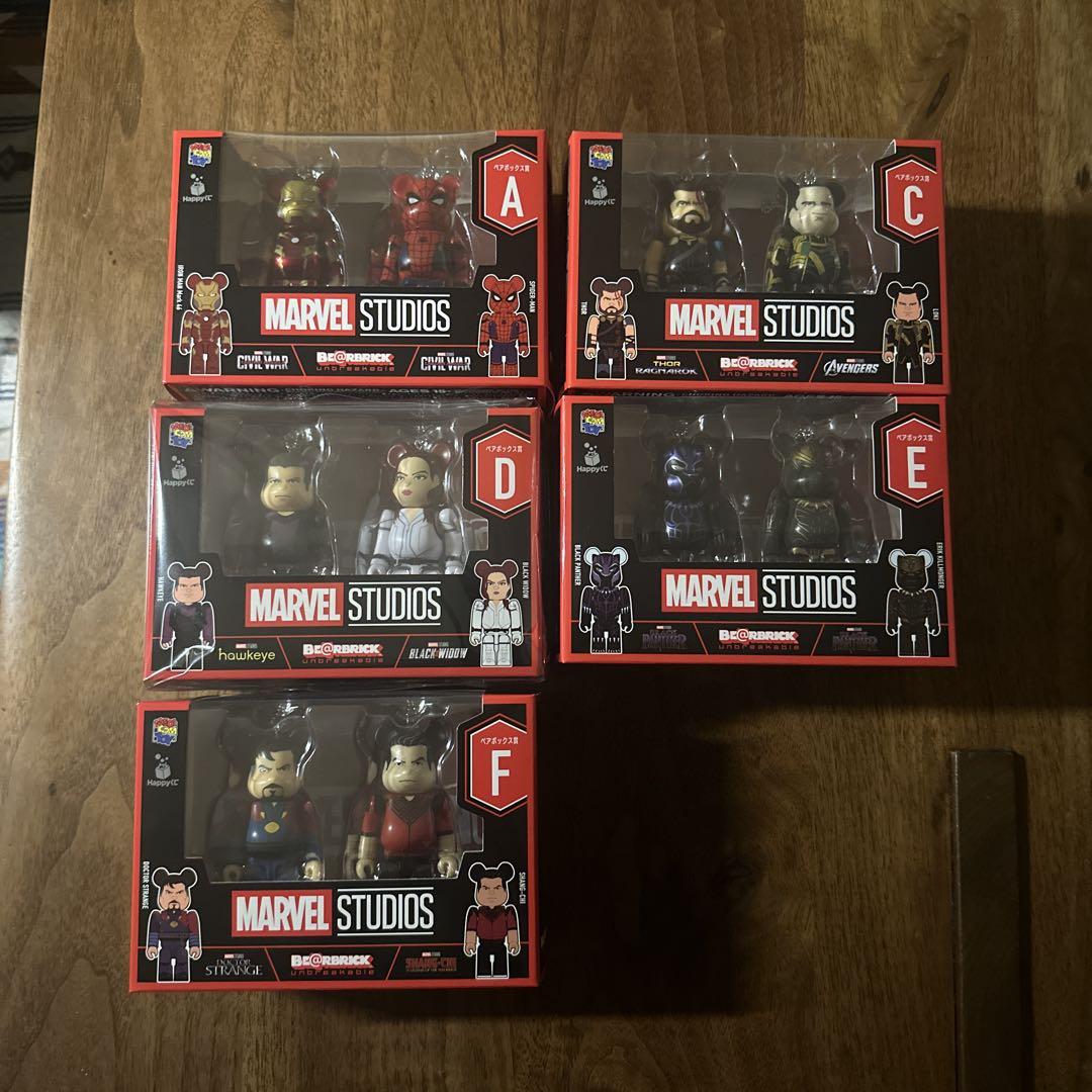 

[USED] Bearbrick Marvel Studios Happy Lottery A.C.D.E.F.G.H