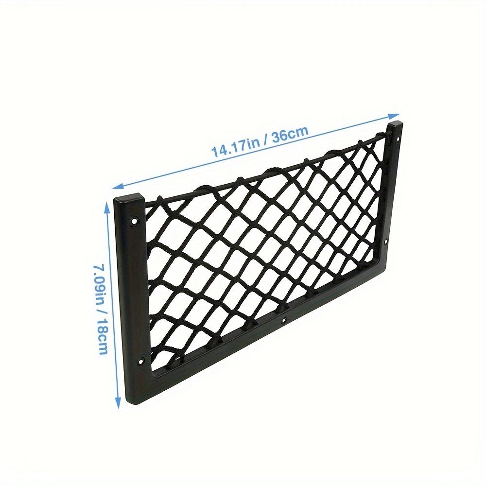 

1/2/3pcs Car Mesh Bag Holder Car Storage Mesh Bag with Frame Car Mesh Storage Bag