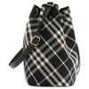 Burberry Check Drawstring Bucket Bag Large Shoulder Tote for Women Daily Use 80938711