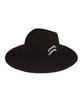THE ROYAL 'WE Wide Wool Fedora Black