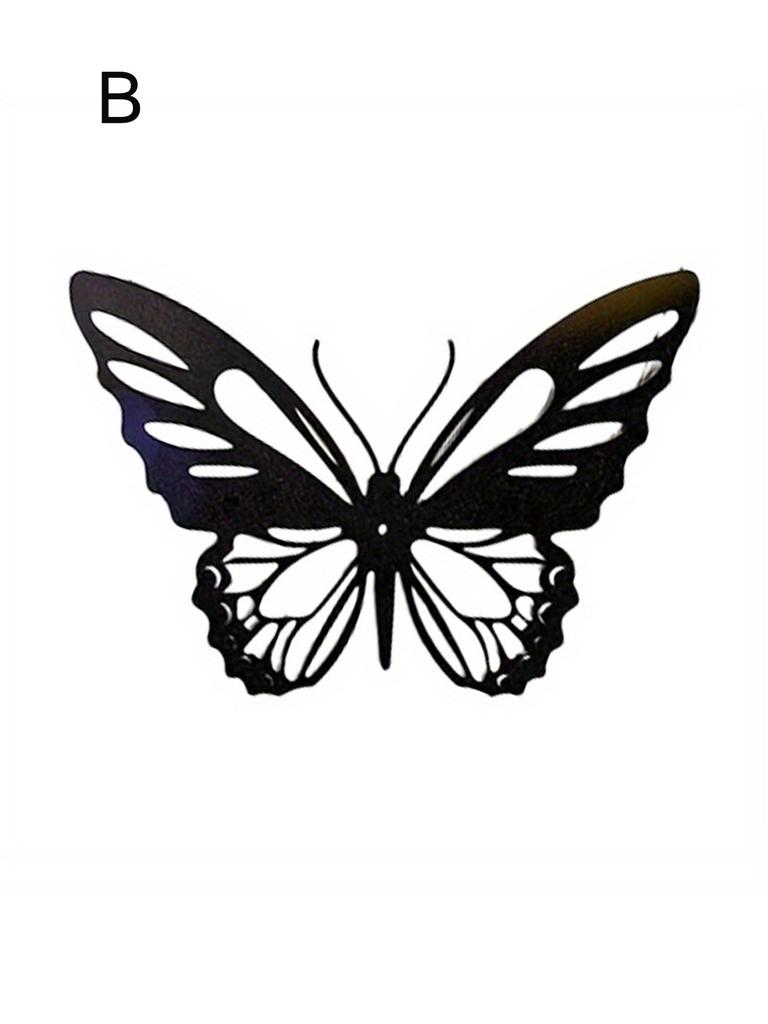 1pc metal butterfly hollow wall decorations creative home iron decorations iron butterfly hollow wall hangings motorcycle garage