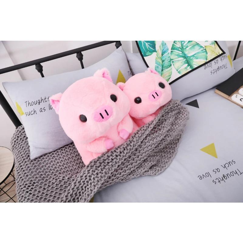 Soft Love Pink Pig Plush Pillow Stuffed Super Cute Round Pig High Quality  Doll Gift For Childre Birthday Gift