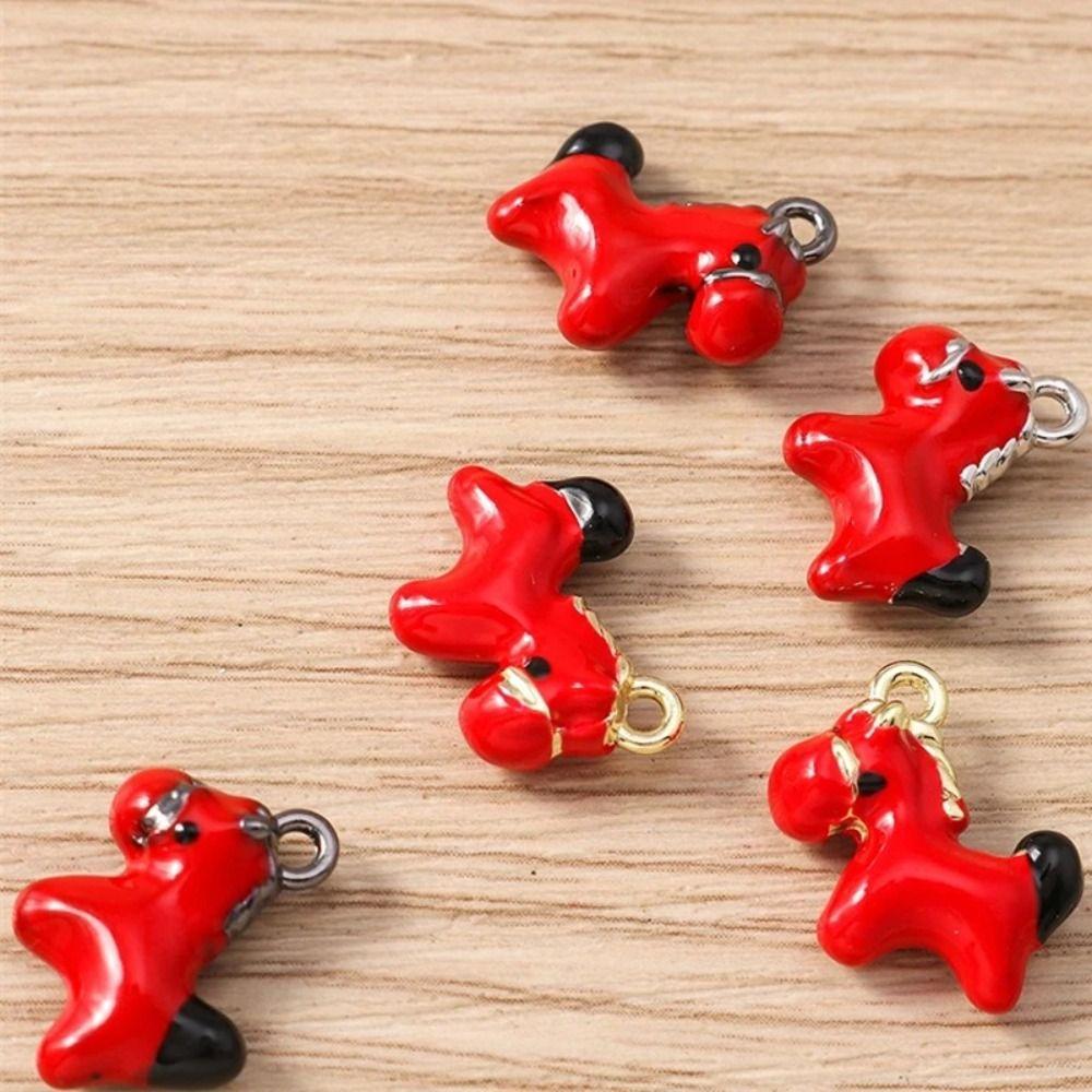 5 Pcs Zinc Alloy Horse Charms Pendants Keychains Parts DIY Jewelry Accessories  DIY Jewelry Making