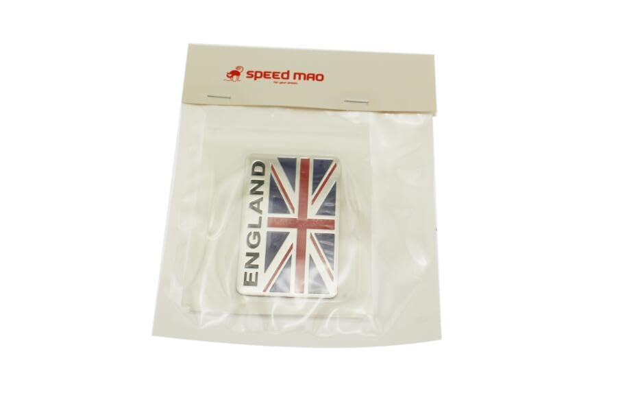 speed mao Car UK UK Flag Emblem Aluminum Sticker 2 Types 4 Pcs Set