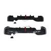 BMW 1 Series F20 LCI MP Style Carbon Fiber Dual Outlet Rear Diffuser with Lights
