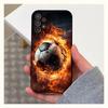 Football Soccer Ball  Phone Case For Samsung S25,S24,S23,S22,S20,S21,S10,Ultra,Plus,Lite,FE,Soft Silicone Black Cover