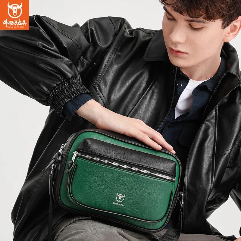 New Single Shoulder Crossbody Men's Casual Trend Soft Silicone Rubber Large Capacity iPad Tablet Horizontal Design