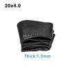 ZTTO 1pcs Fat Bicycle Tube 20x3.0 20x4.0 26x4.0 Bike Inner Tube For Snowmobiles Bicycles A/V Black Tyre