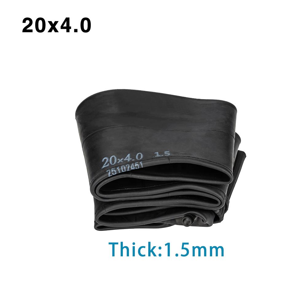 ZTTO 1pcs Fat Bicycle Tube 20x3.0 20x4.0 26x4.0 Bike Inner Tube For Snowmobiles Bicycles A/V Black Tyre