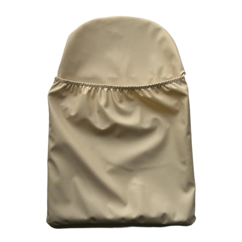 Infant Baby High Foot Dining Chair Cover Toddler Highchair Back Sleeve PU Leather High Chair Backrest Storage Bag Case