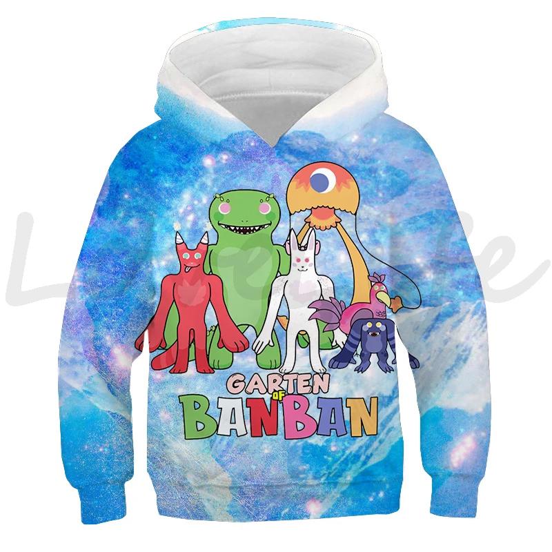 Children Garten Of BanBan Hoodie Boys Girls Sweatshirts Tops Kids Cartoon Pullover Harajuku Hoody Autumn Outwear Sudadera