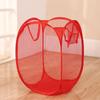 Foldable Mesh Laundry Basket With Durable Handles Strongly Frame Laundry Basket
