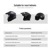 R1 Bluetooth Helmet Earphone: Waterproof, Dustproof, Long Battery Life, Display, Noise-Cancelling for Motorcycles