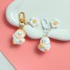 Cartoon Cute Chicken Doll Keychain Backpack Decoration Bag Pendant Charms Creative Keyring Car Key Hanging Ornaments Gifts