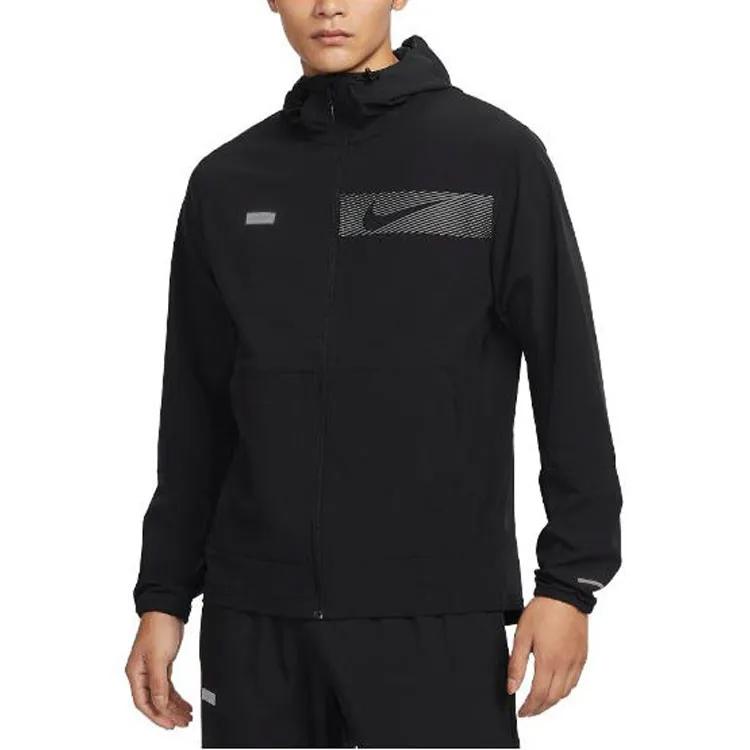 Nike Lepel Hooded Versatile Jacket Jackets Coats Men's Black (Unisex) Jackets FB8559 010