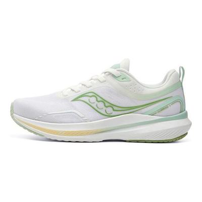 Hummingbird 3 Sapatos de Corrida Leves com Amortecimento de Choque Duráveis de Cano Baixo Mulher sneaker Branco Verde S18189-3