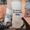 Socken Damen Alphabet Schleife Gestickt Mittellange Socken Koreanische Außenbekleidung Grau Knochenlose Plüschsocken