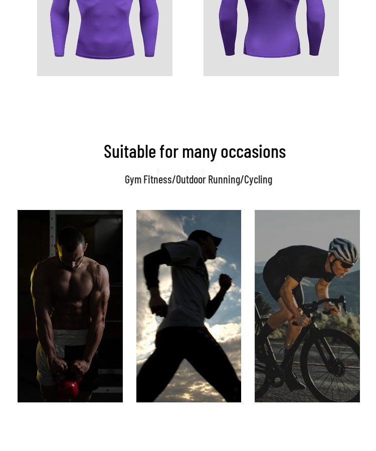High Elastic Quick-Dry Cycling Training Long Sleeve Top - Available In Seven Colors