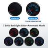 2'' 52mm 7 Color Oil Temperature Gauge Boost Bar PSI Water Temp Oil Pressure Air Fuel Ratio RPM Tachometer for 12V Car Gauges