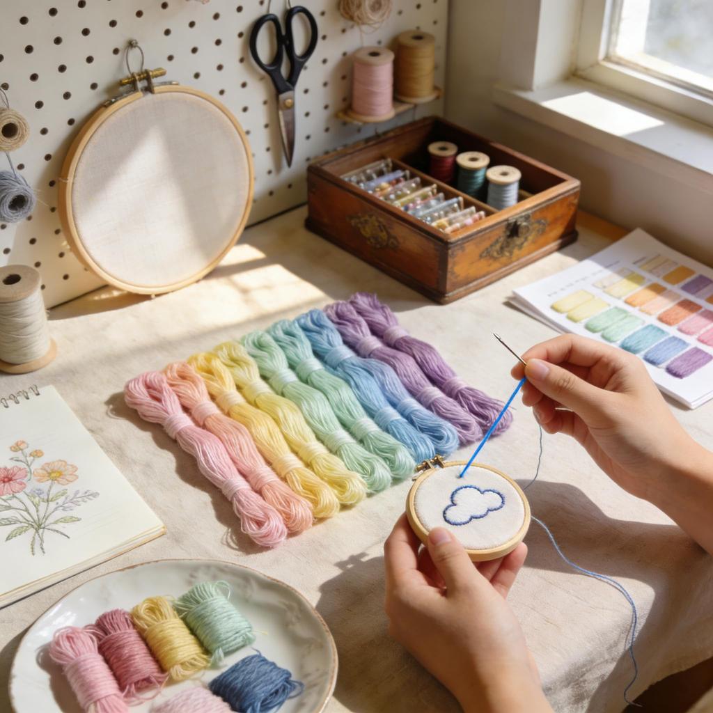 36 ColorsEmbroidery Thread Floss, 100% Long-Staple Cotton Cross Stitch Thread - Colorfast Sewing Thread for Hand Embroidery, Friendship Bracelets, DIY
