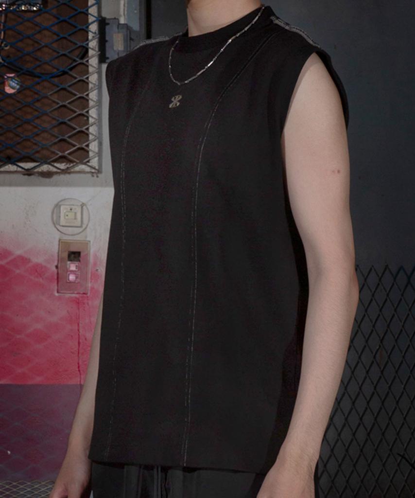 KIMMICK Crevis Stealth Sleeveless (Black)