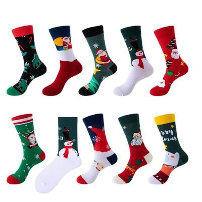 Christmas Printed  Winter Midi Socks Christmas Socks Casual Sports Warm Socks