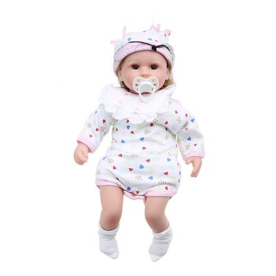 Soft Silicone Baby Dolls Full Body Lifelike Newborn Infant with Clothes Bath Toys Kids Gifts