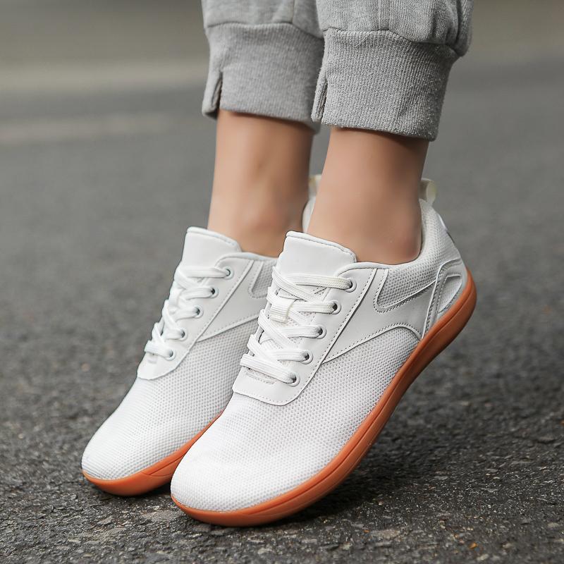 Breathable Mesh Cross-training Sneakers Minimalist Outdoor Walking Shoes Wide Toe Sports Shoes Non-slip Jogging Flats