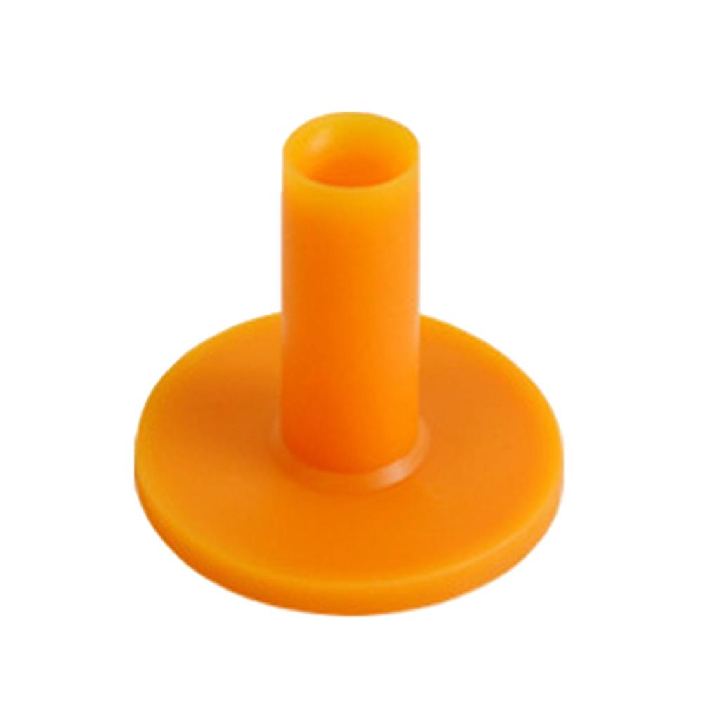 10Pcs Golfing Rubber Tees for Driving Ranges Practice Mat Easy to Carry Golfing Tees Holder for Beginner Professional