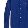 Polo Ralph Lauren FW21 Logo Embroidered Oxford Long Sleeve Shirt Men shirts Blue MNPOWOV16821770-400