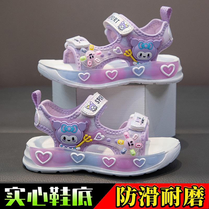 2026 new summer soft-soled sports sandals foreign-style cute girl princess shoes