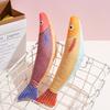 Catnip-Infused Plush Fish Toy Kittens Cats Durable Chew Teeth Grinding Interactive Play