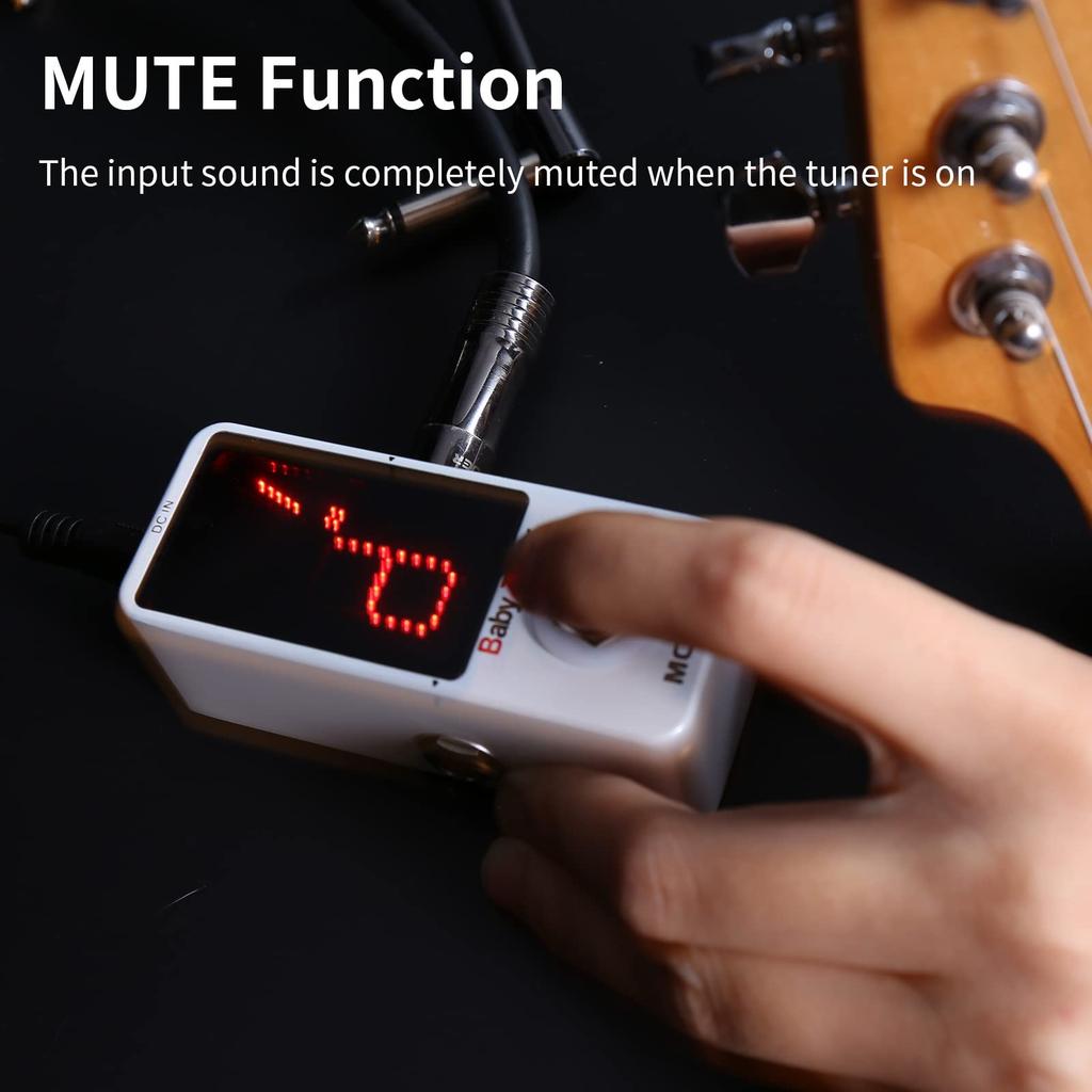 MOOER-Electric Guitar Effects Pedal MTU1,MEQ1,MOD1,MPH1,MPS1,MCS2,MOC1,MBD2,MME2,MDS2 True Bypass for Guitar Bass