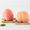 6PCS Artificial Peaches Simulation Peaches Fruits Vivid Props for Home Fruit Shop Supermarket Desk Decoration