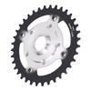 104BCD 36T Chainring Conversion Kit Aluminum Alloy Mid Drive Chainring Spider Adapter Kit for