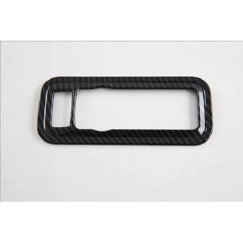 For Ford Bronco 2024 2025 Car Accessories Carbon Fiber Style Head Light Switch Button Control Panel Cover Trim Bezel