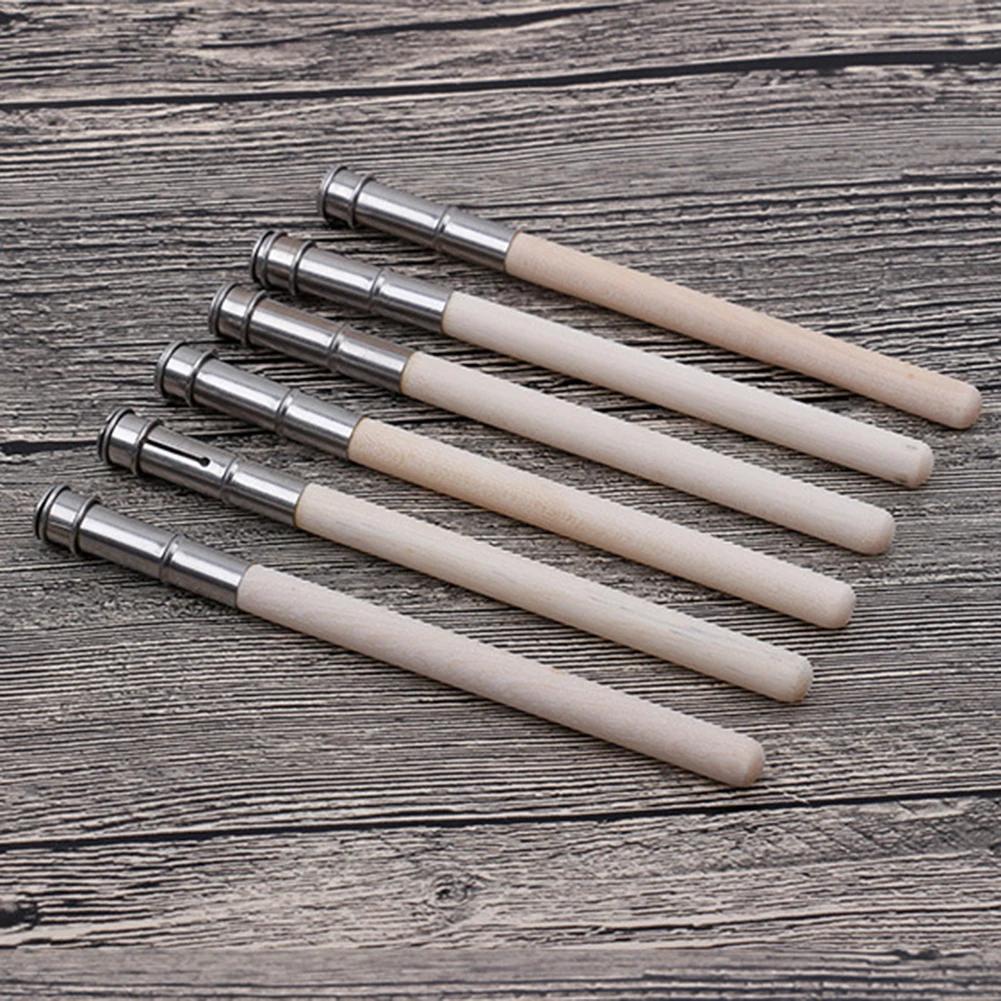 1-20pcs Adjustable Single Head Wooden Pencil Extender Sketch Art Bracket Extender School Office Painting Writing Tools For Gift
