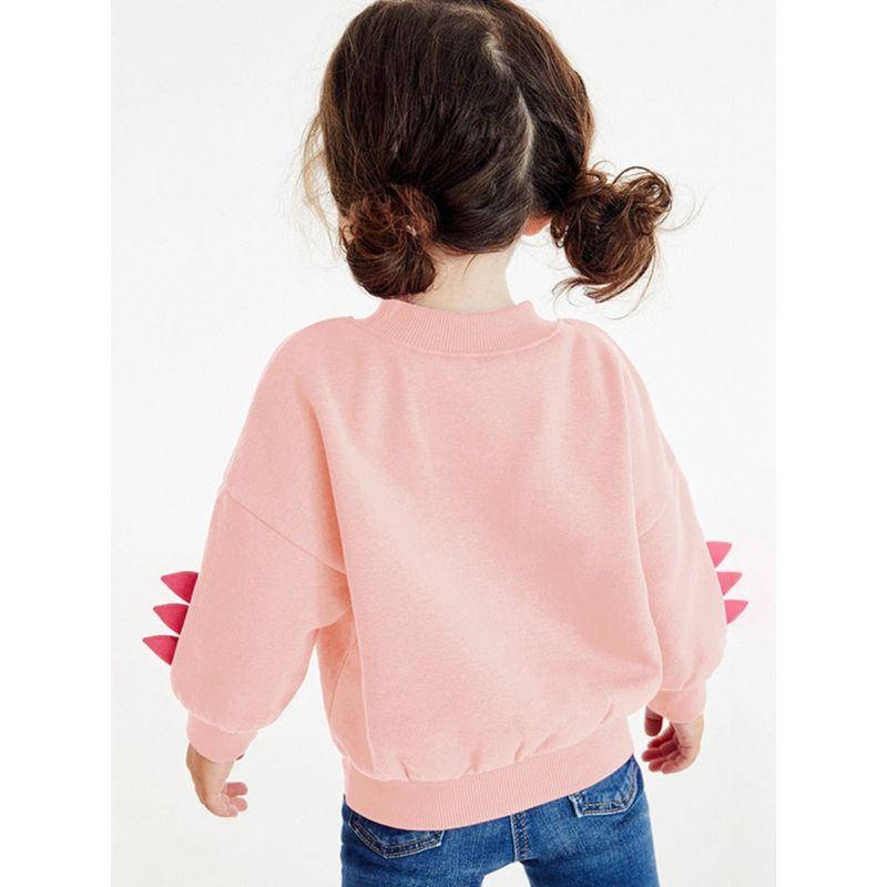 and Winter Girls' Sweatshirts, Spring and Autumn Clothing, 2025 New Style, Stylish Pure Cotton Baby Girls' Children's Clothing, Long-Sleeved Tops