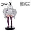 Decorative Ghost Figure for Photo Props Gothic Lady Sculpture  Halloween Resin Shrouded Woman Figurine  Mythical Artistic Ornament Bar Decor
