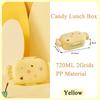 Lovely Bento Box Children Adult Lunch Box with 2 Compartments Leak-Proof Lunchbox Bento Box for Dining Out Work School