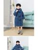 [Size Clearance] Mid-Length Girls' Wool Jacket - Autumn/Winter Shearling Coat with Fur Details