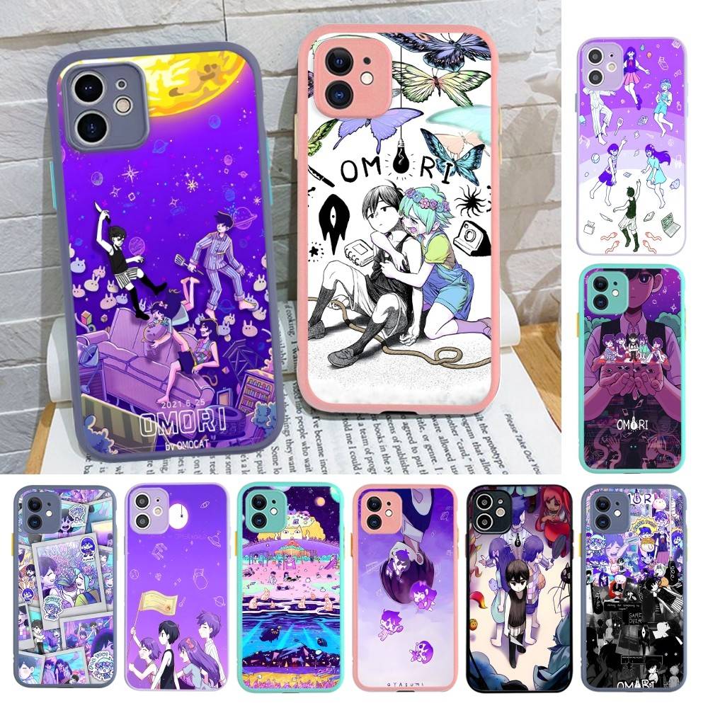 Game Omori Silicone Case For IPhone 16 15 14 13 12 11 Pro Max Plus X XS MAX Shockproof Matte Cover