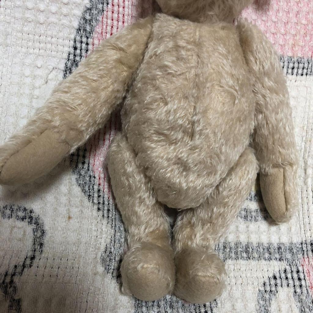 [USED] Steiff Classic Teddy Bear, Light Beige, 30cm, Pre-owned