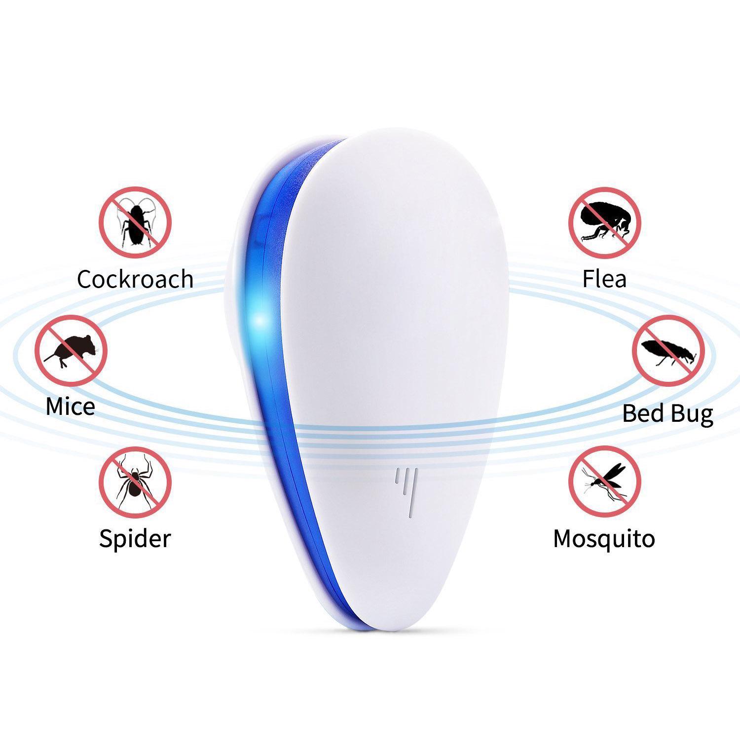 

Teardrop Ultrasonic Mouse & Mosquito Repeller A08 with Custom Logo UK Plug