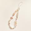 Phone Chain Creative Girly Pink Beaded Simple DIY Phone Chain Camera Bag Pendant Decoration Handheld