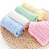 5Pcs/lot 6 Layers Cotton Soft Baby Towels Baby Face Towel Handkerchief Bathing Feeding Face Washcloth Wipe Burp Cloth