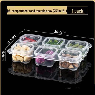 ZISIZ Six-Compartment Food Fresh-keeping Box Set